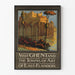 Vintage plakat Visit Ghent og Byer af Kunst i Østflandern