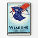 Vintage plakat Vitadone Vitamine A + D mod Tuberkulose