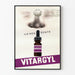Vintage plakat Vitargyl - Retro medicinsk vægdekoration