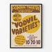 Vintage plakat Vodvil Varieties Fédéral Teater