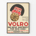 Vintage plakat Volro Pain Dur Børn vægdekoration