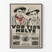Vintage plakat Vor Tids Helte - Filmposter fra 1920'erne