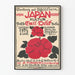 Vintage plakat om japansk kulturforelæsning af Emil Orlik