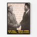 Vintage Valgplakat Gus Hall og Jarvis Tyner
