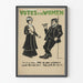 Vintage plakat "Votes for Women" til engageret vægdekoration