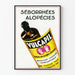Vintage plakat Vulcapil Lotion Svovl - Retro medicinsk vægdekoration