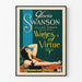 Vintage plakat af filmen « Wages of Virtue » med Gloria Swanson