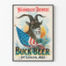 Vintage plakat Buck Beer Wainwright Brewery St. Louis