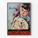 Vintage plakat Ventende Køb Victory Bonds vægdekoration retro