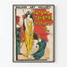 Vintage plakat for kunstudstilling efterår Liverpool Walker Art Gallery