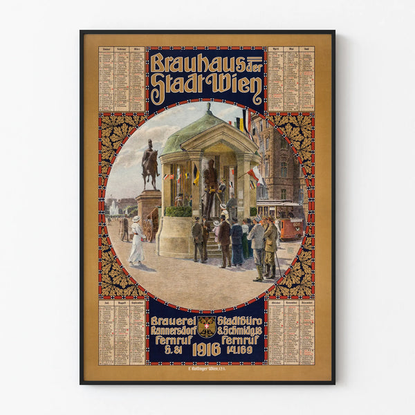 wandkalender-des-brauhauses-der-stadt-wien-fur-das-jahr-1916-mit-darstellung-des-wehrmannes-in-eisen