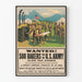 Vintage plakat til rekruttering af bager U.S. Army