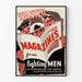 Vintage plakat Wanted Magazines til vores kampmænd