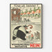 Tysk vintage plakat om boligen og byggeinitiativ