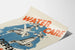 Vintage plakat for vandbeskyttelse - Vandpleje