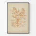 Vintage plakat i We Said Goodbye-stil gammel