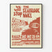Aktivistplakat mod atomkraft Seabrook Citizens Occupation