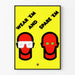 Grafisk plakat Wear 'Em and Spare 'Em - Vintage vægdekoration