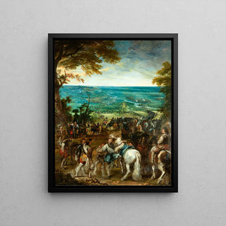 Henri IV ved Belejringen af Amiens i 1597 - Peter Paul Rubens | Kunsttryk Maleri Vægdekoration plakat kopi