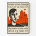 Vintage plakat Møde for internationale socialdemokratiske studerende Wien 1929