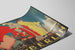Plakat vintage jul i gammelt Berlin - retro vægdekoration — visning af kunstværket