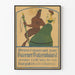 Vintage plakat for vinrestaurant ved Bozener Batzenhäusl
