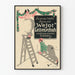 Vintage reklameplakat Wejot Leiterschuh vægdekoration