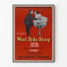 Vintage plakat West Side Story Broadway Teater