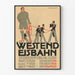 Vintage plakat Westend Eisbahn - Skøjteløb ved Kaiserdamm