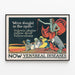 Plakat vintage smitsomme sygdomme og syfilis — indrammet kunstværk på væggen