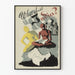 Vintage plakat til vægdekoration What About India