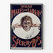 Vintage humor plakat 'Hvad får dig til at grine?' Sketchy Bits
