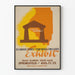 Vintage plakat for Illinois State Teachers Colleges-udstilling 1940