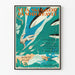 Vintage plakat White Shadows in the South Seas - Marine vægdekoration