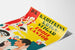 Vintage filmplakat med Eddie Cantor i art déco-stil
