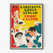 Vintage filmplakat med Eddie Cantor i art déco-stil