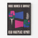 Vægplakat Hvis forretning er overlevelse - Grafisk stil og visuel effekt