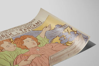 Plakat kunstnerisk Wieczorek z Tańcami - Elegant vintage vægdekoration — visning af kunstværket