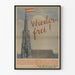 Historisk plakat Wieder frei til vægdekoration vintage