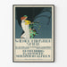 Vintage plakat Wiener Künstler Spiele til vægdekoration