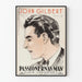 Vintage plakat af John Gilbert med passion