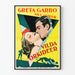 Vintage plakat til biografen Greta Garbo Orchids Wild