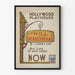 Vintage plakat teater Will Shakespeare Hollywood Playhouse
