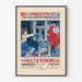 Vintage plakat med reklame for Ault & Wiborg blæk til vægdekoration