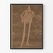 Vintage skulptur med langstrakt form af William King