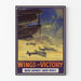 Dekorativ plakat Vintage Wings for Victory - Krigsfly