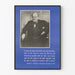 Vintage plakat med Winston Churchill-citat om den anglo-amerikanske enhed