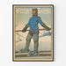 Vintage plakat Winter in Bayern til vægdekoration