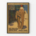 Vintage vinterrejser plakat af P&O med elefant og guide