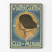 Vintage plakat af Wintergarten Cléo de Mérode til vægdekoration